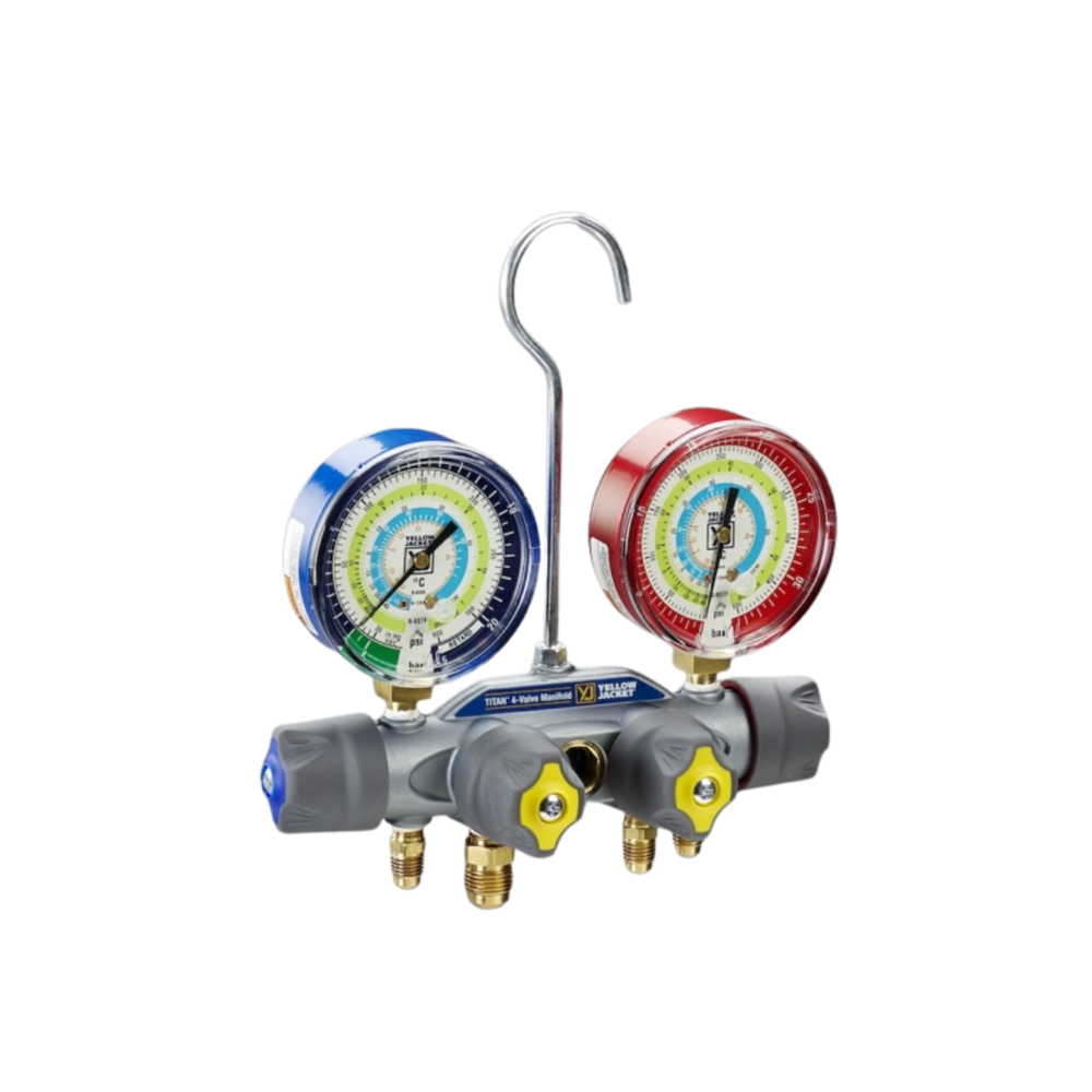 Yellow Jacket Brute II 4 Way Manifold